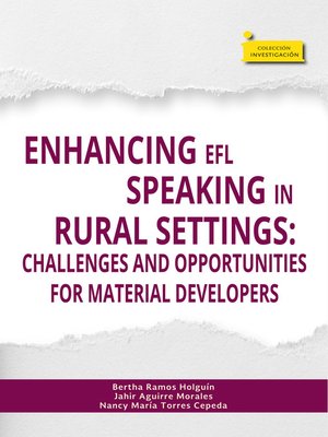 cover image of Enhancing EFL speaking in rural settings